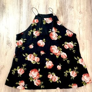 Talent floral sleeveless blouse